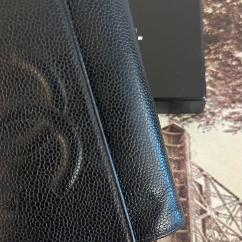 (MYMluxurybag) Chanel 14.5cm中夾 全牛皮 荔枝皮 錢包-22