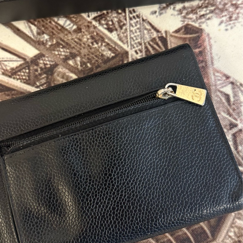 (MYMluxurybag) Chanel 14.5cm中夾 全牛皮 荔枝皮 錢包-27