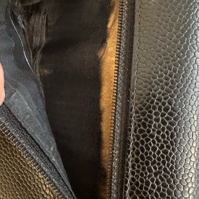 (MYMluxurybag) Chanel 14.5cm中夾 全牛皮 荔枝皮 錢包-29