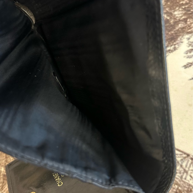 (MYMluxurybag) Chanel 14.5cm中夾 全牛皮 荔枝皮 錢包-34