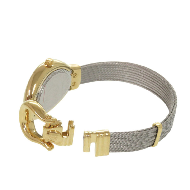 全新未使用 Charriol Marie Olga 10 鑽 MOY.570.002 不鏽鋼白色錶殼石英腕錶 0599 CHARRIOL-3