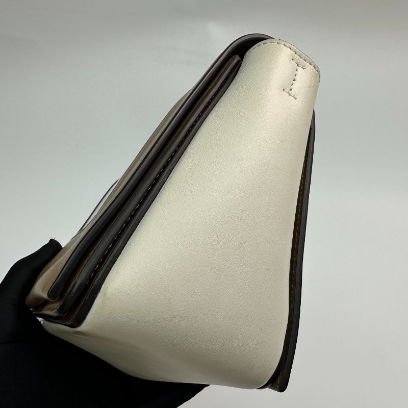 CELINE Frame 雙色拼接光滑小牛皮單肩/斜挎包,中號,女士-4