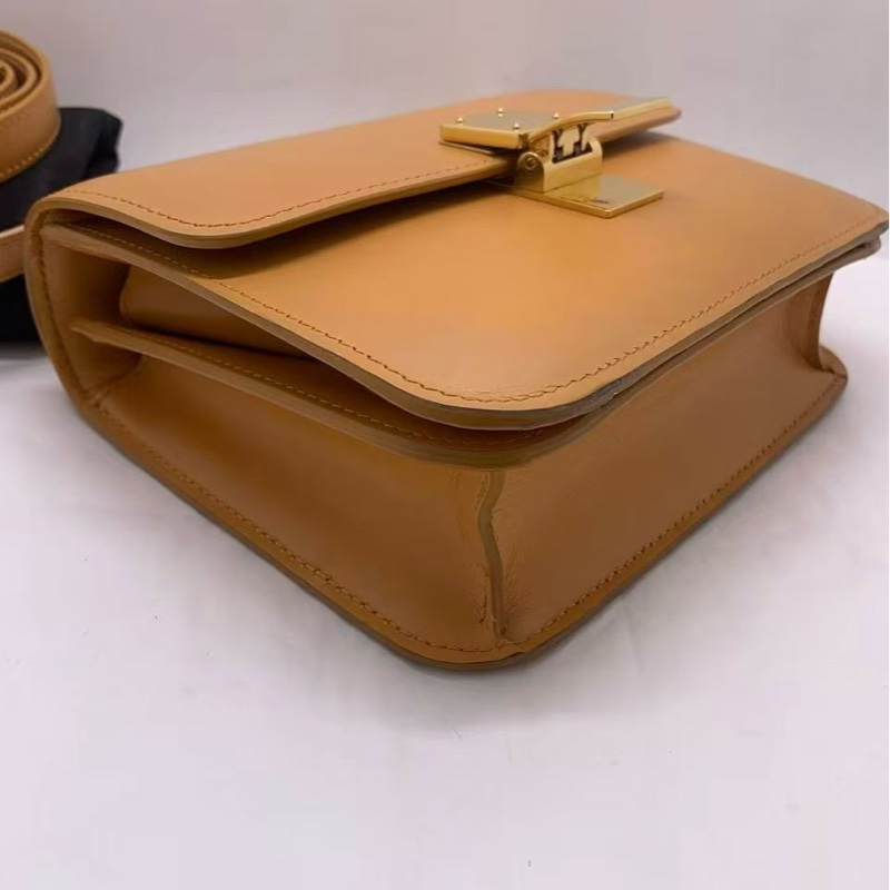 CELINE Teen Classic Box 黄色单肩包/斜挎包-1