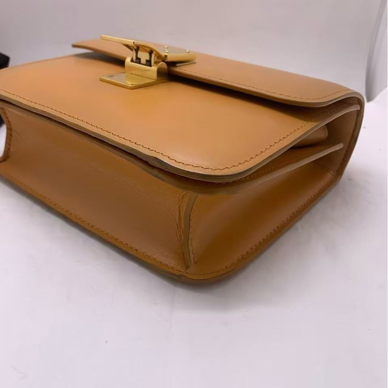 CELINE Teen Classic Box 黄色单肩包/斜挎包-2