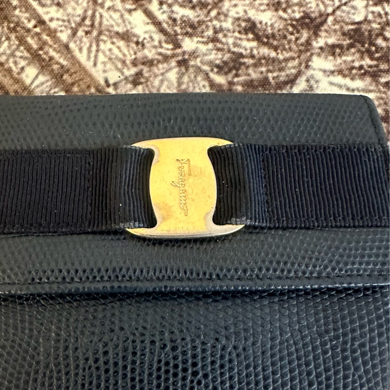 (MYMluxurybag) Salvatore Ferragamo 中古 皮革,錢夾-1