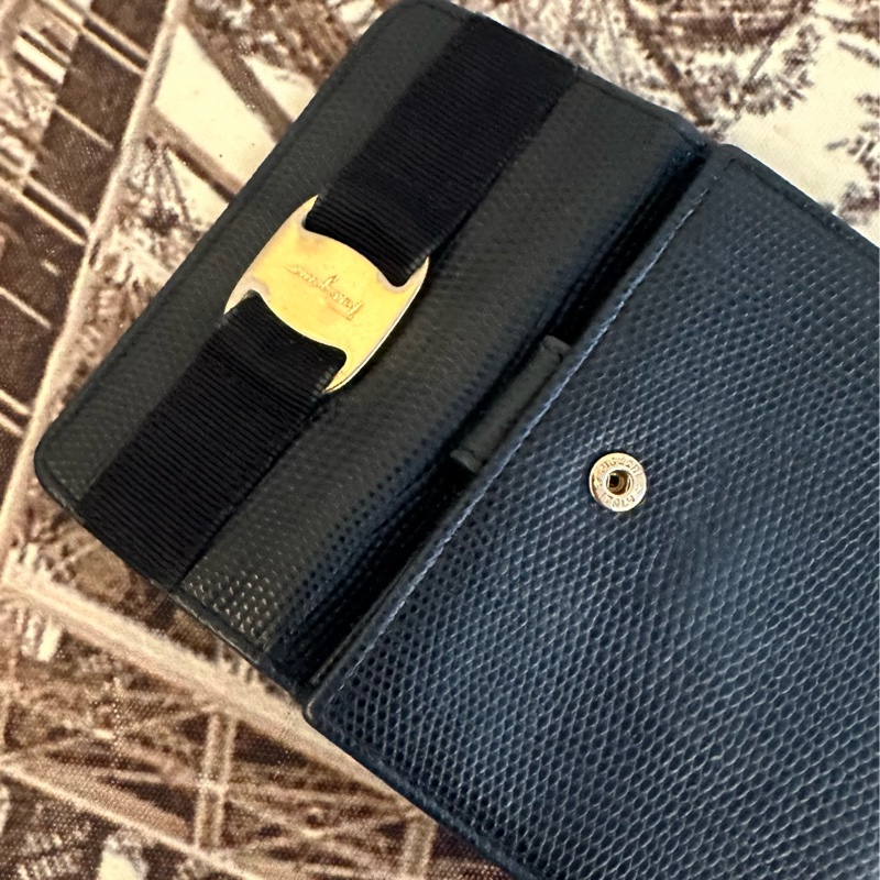 (MYMluxurybag) Salvatore Ferragamo 中古 皮革,錢夾-11