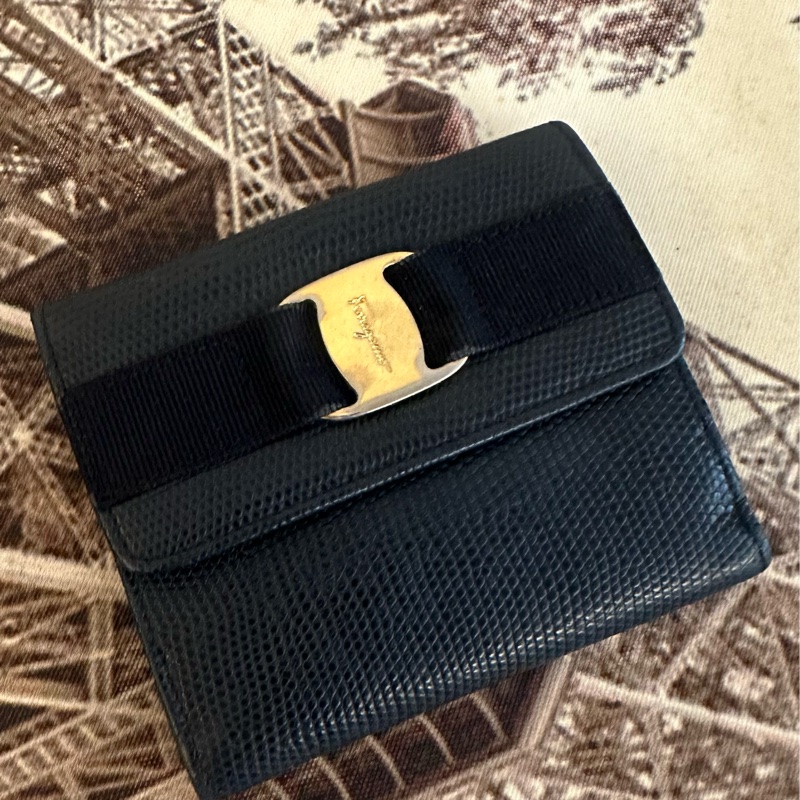 (MYMluxurybag) Salvatore Ferragamo 中古 皮革,錢夾-16