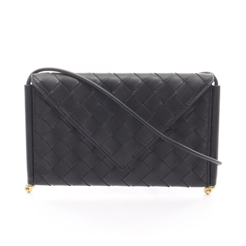 BOTTEGA VENETA Intrecciato 手機袋肩斜背包 805975V4R421019 BK-0
