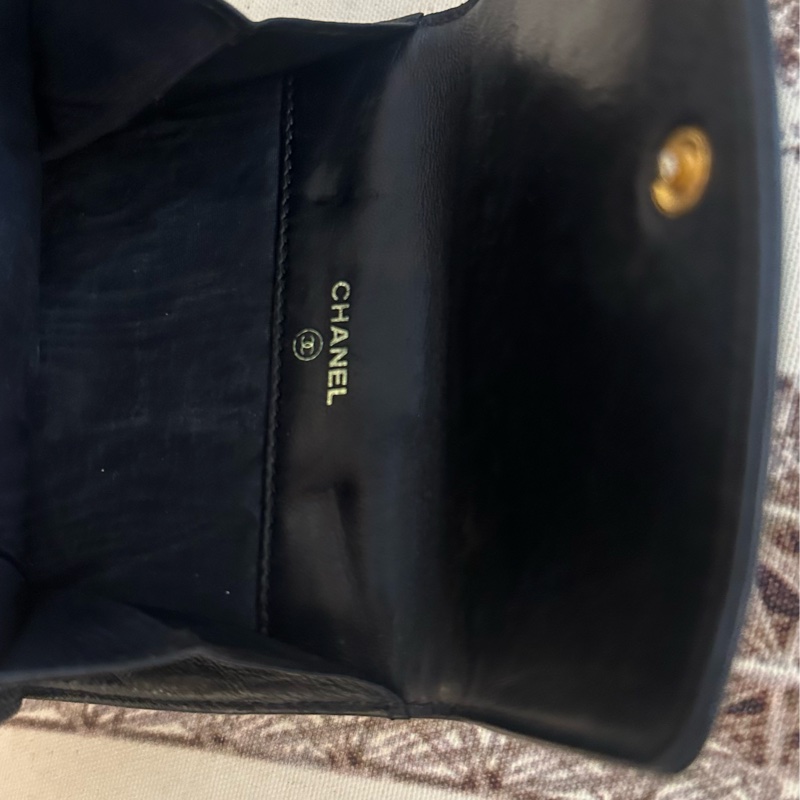 (MYMluxurybag) Chanel 11.5cm 短夾 全皮 錢包 荔枝皮-6