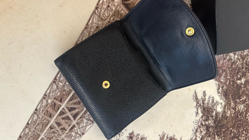 (MYMluxurybag) Chanel 11.5cm 短夾 全皮 錢包 荔枝皮-22