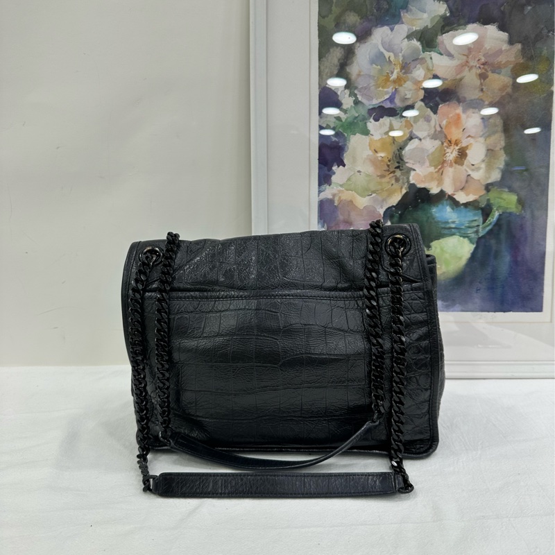 YSL 聖羅蘭 NIKI 單肩斜背包,19年,中號,黑色 2020年購證-2