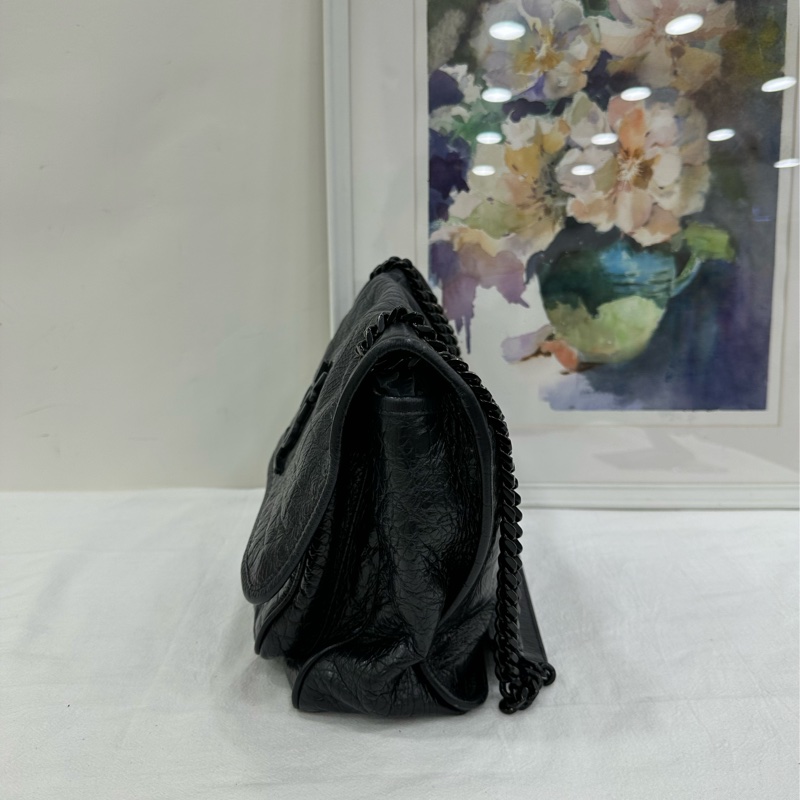 YSL 聖羅蘭 NIKI 單肩斜背包,19年,中號,黑色 2020年購證-4