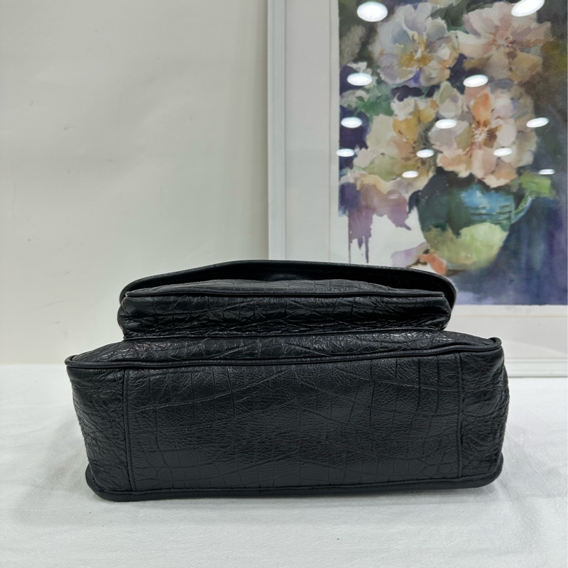 YSL 聖羅蘭 NIKI 單肩斜背包,19年,中號,黑色 2020年購證-7