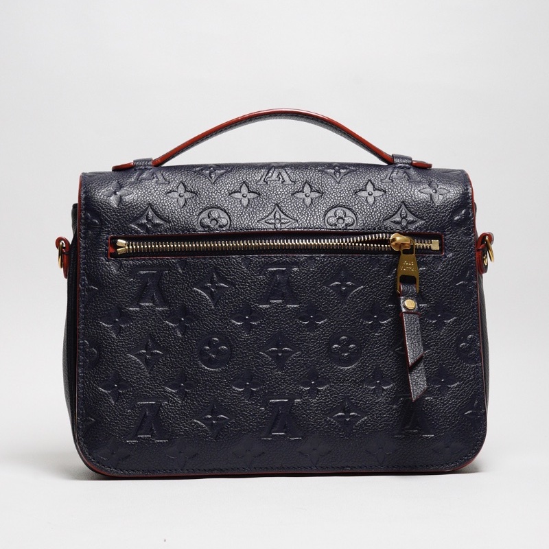 Louis Vuitton  Monogram Empreinte Pochette Metis 海軍藍-1