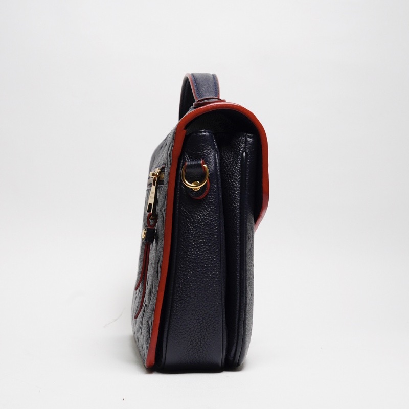 Louis Vuitton  Monogram Empreinte Pochette Metis 海軍藍-3