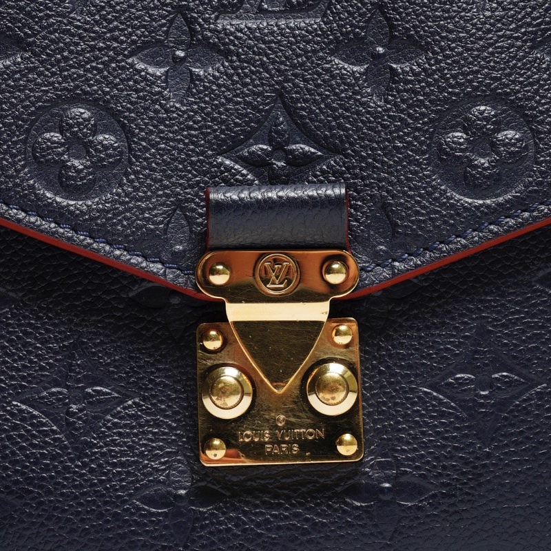 Louis Vuitton  Monogram Empreinte Pochette Metis 海軍藍-5
