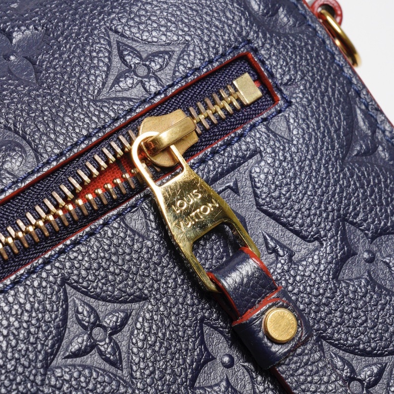 Louis Vuitton  Monogram Empreinte Pochette Metis 海軍藍-6