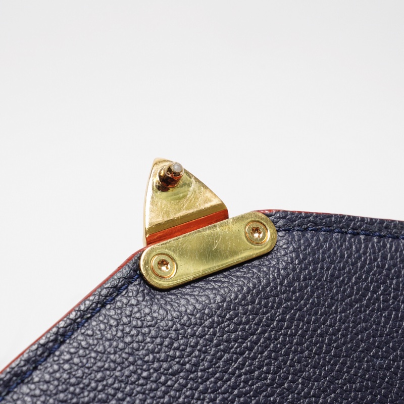 Louis Vuitton  Monogram Empreinte Pochette Metis 海軍藍-10