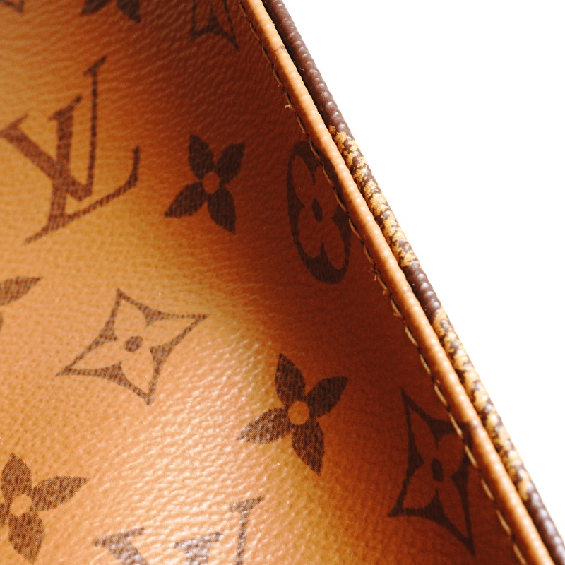 LOUIS VUITTON LV 路易威登 棕色 原花帆布 OnTheGo MM 兩用包-17