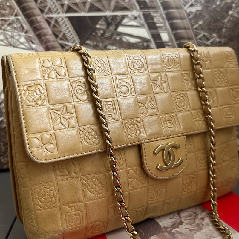 (MYMluxurybag) Chanel 24cm 全皮袋 肩背袋 手提袋 古董袋-6