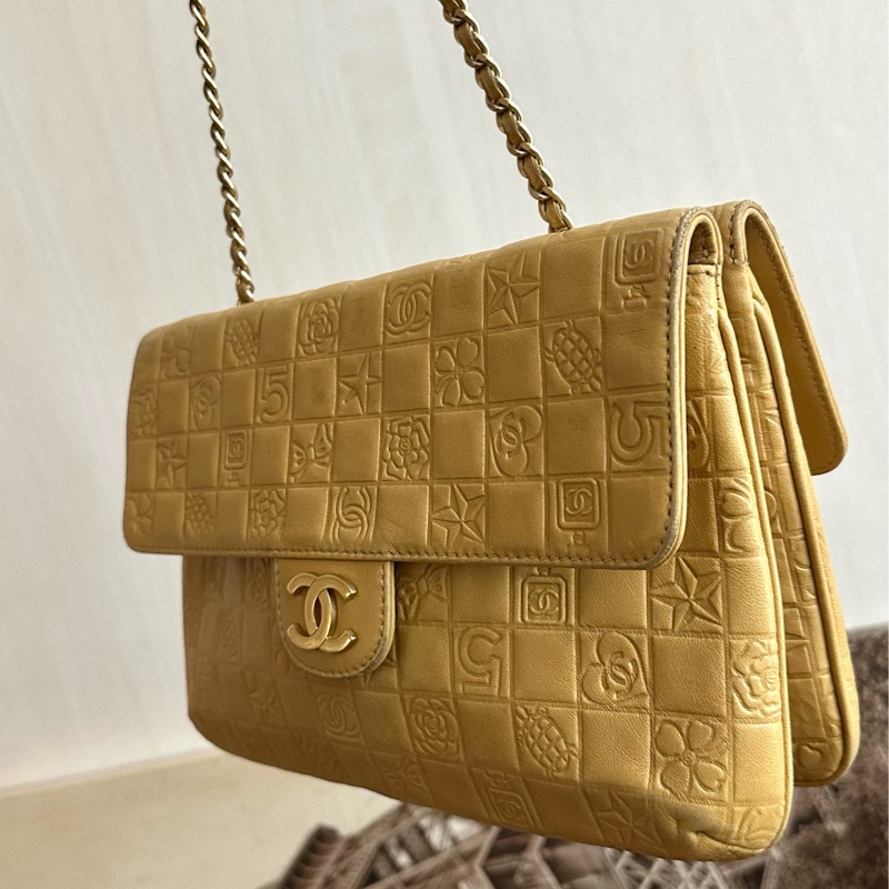 (MYMluxurybag) Chanel 24cm 全皮袋 肩背袋 手提袋 古董袋-16