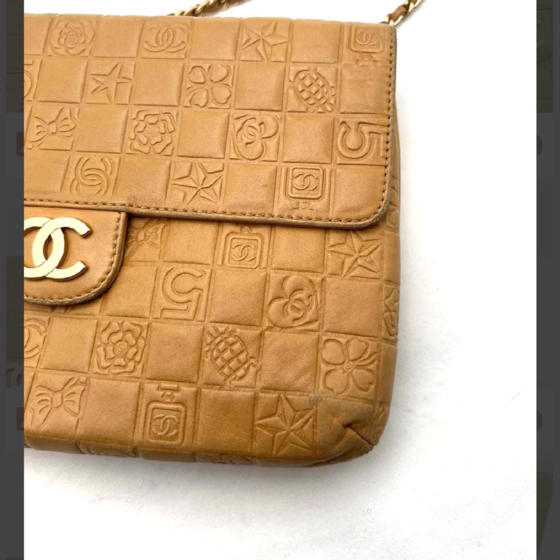 (MYMluxurybag) Chanel 24cm 全皮袋 肩背袋 手提袋 古董袋-33