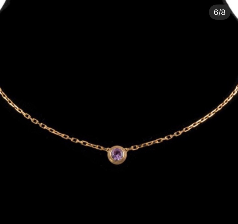 (MYMluxurybag) Cartier 全新 卡地亞 粉紅鑽石頸鏈-3