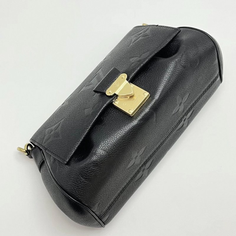 LV 黑金壓花手提斜背雲朵包 24*14*9 99新配件盒子塵袋購證-2