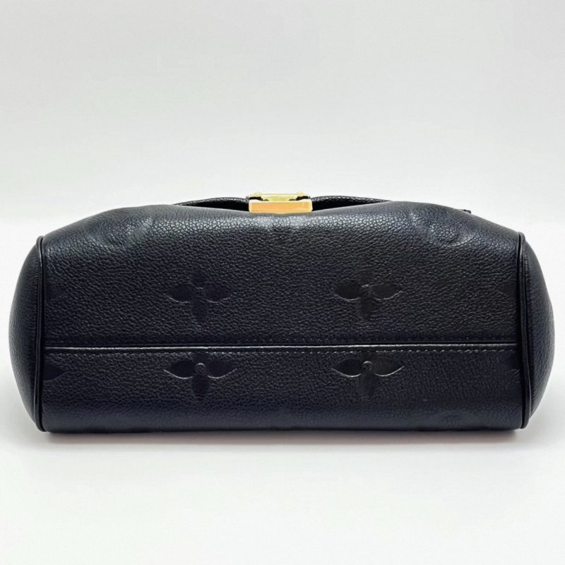 LV 黑金壓花手提斜背雲朵包 24*14*9 99新配件盒子塵袋購證-3