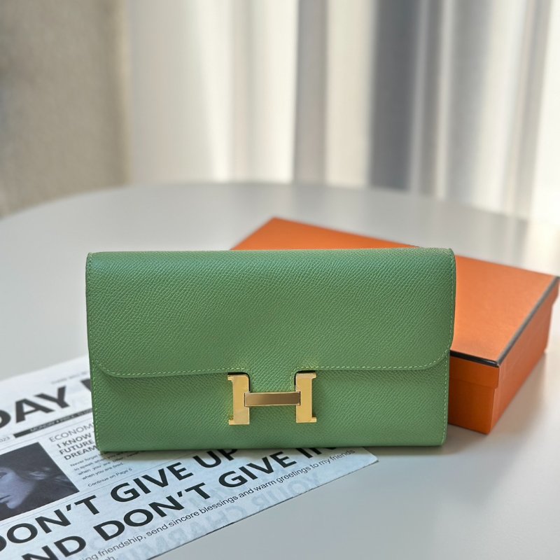 HERMES Constance to go - 牛油果綠金 Z-0