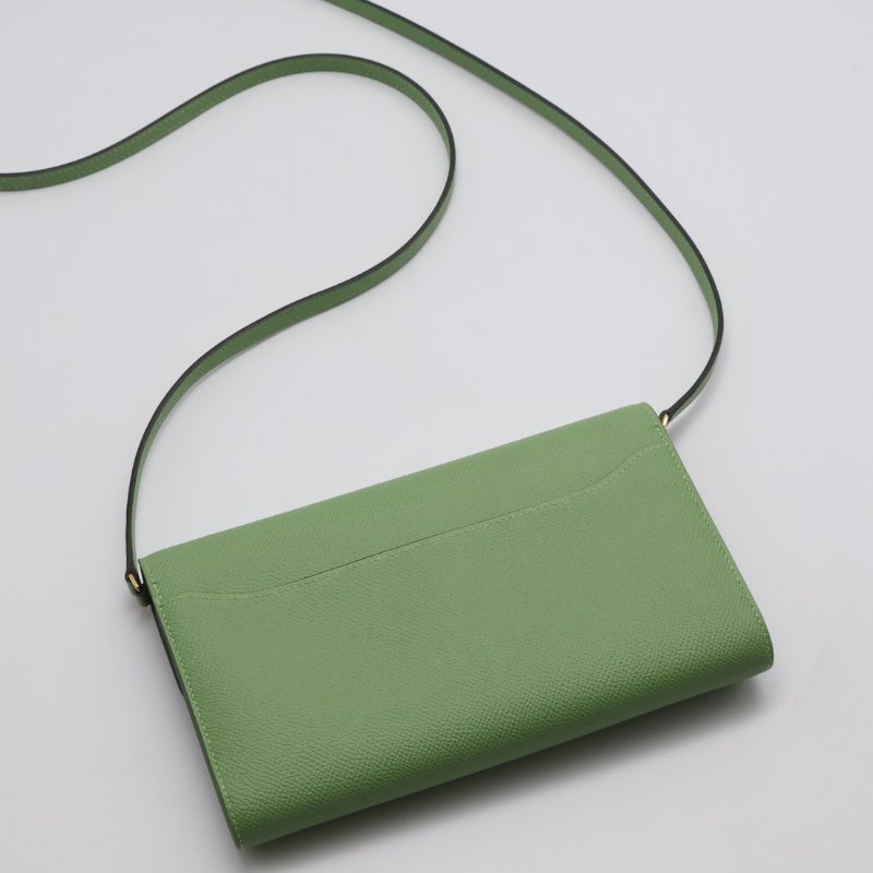 HERMES Constance to go - 牛油果綠金 Z-2
