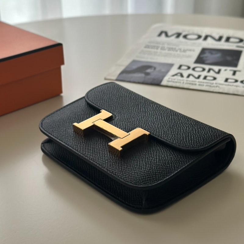 HERMES Constance slim - 黑金 Z-4