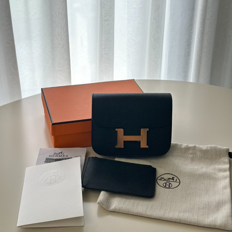 HERMES Constance slim - 黑金 Z-8