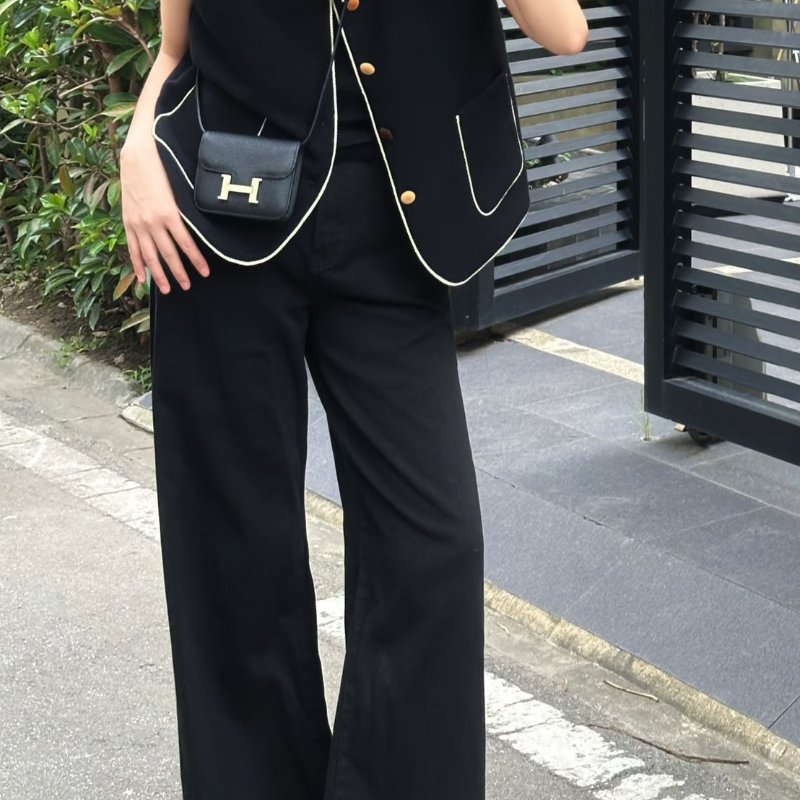 HERMES Constance slim - 黑金 Z-10