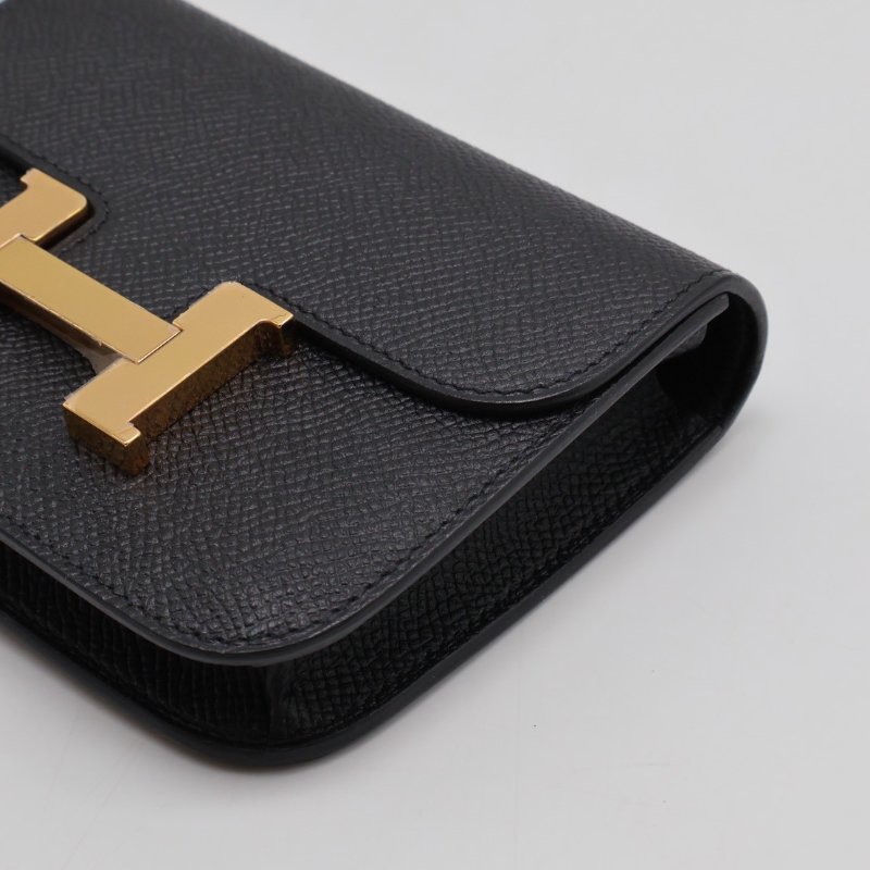 HERMES Constance slim - 黑金 Z-7