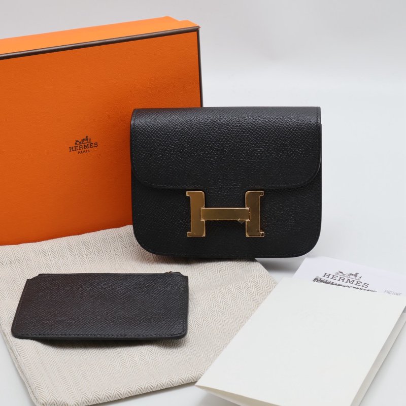 HERMES Constance slim - 黑金 Z-9