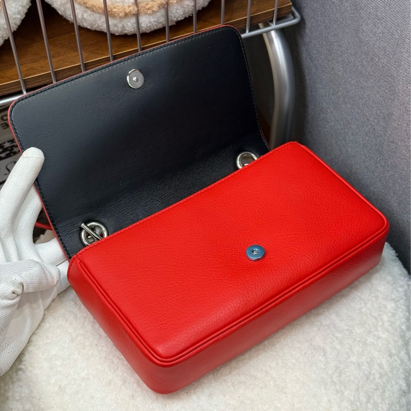 (膠膜未撕)巴黎世家 Balenciaga Everyday 20年春夏款紅色皮革粒面Woc-14