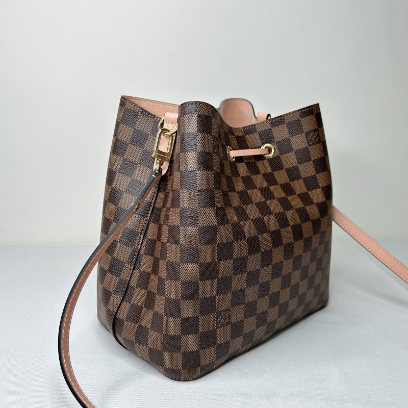 LV NeoNoe MM棋盤格水桶包-5