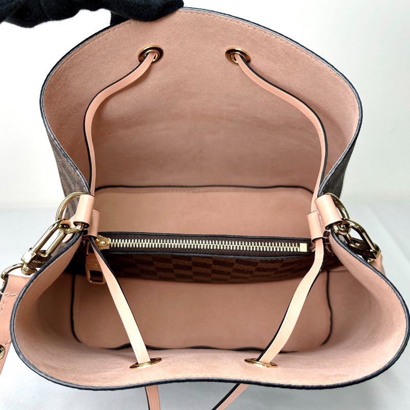 LV NeoNoe MM棋盤格水桶包-6