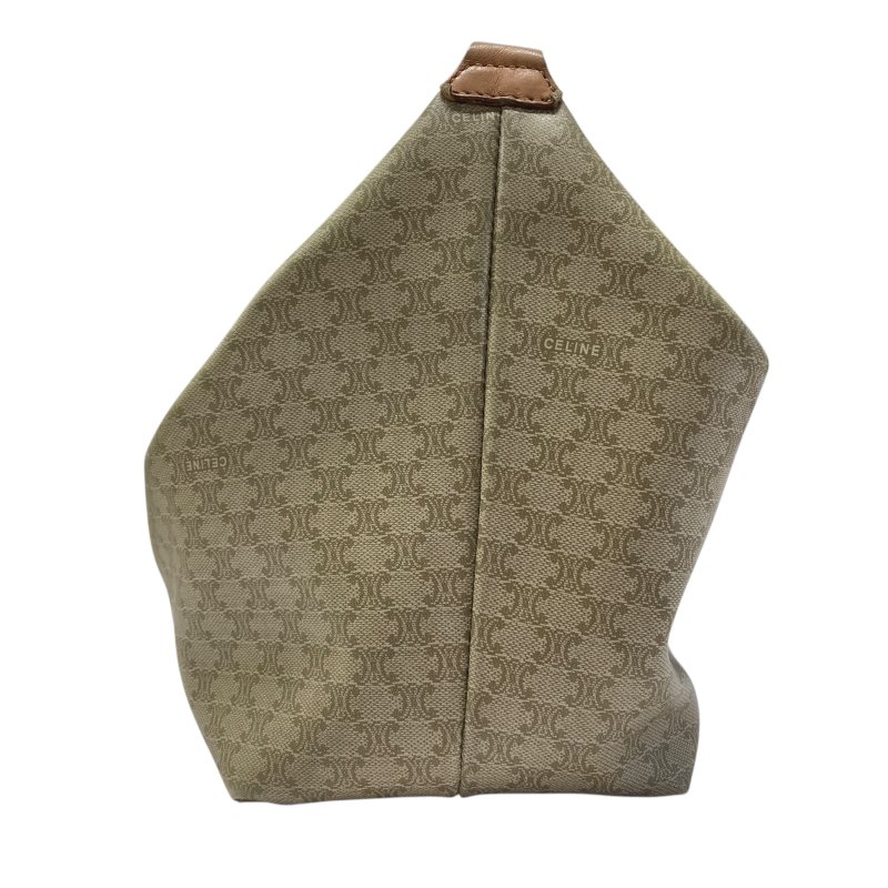 CELINE 賽琳 Macadam Vintage 子母包 Triomphe帆布 手提包 米色老花-3