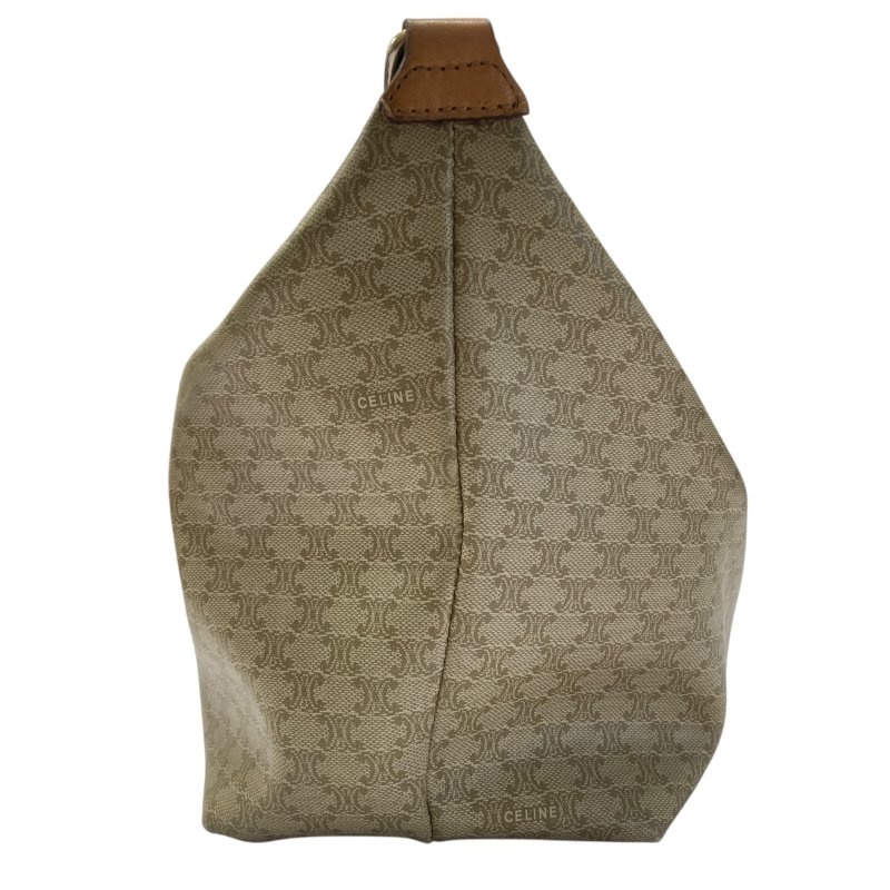 CELINE 賽琳 Macadam Vintage 子母包 Triomphe帆布 手提包 米色老花-4