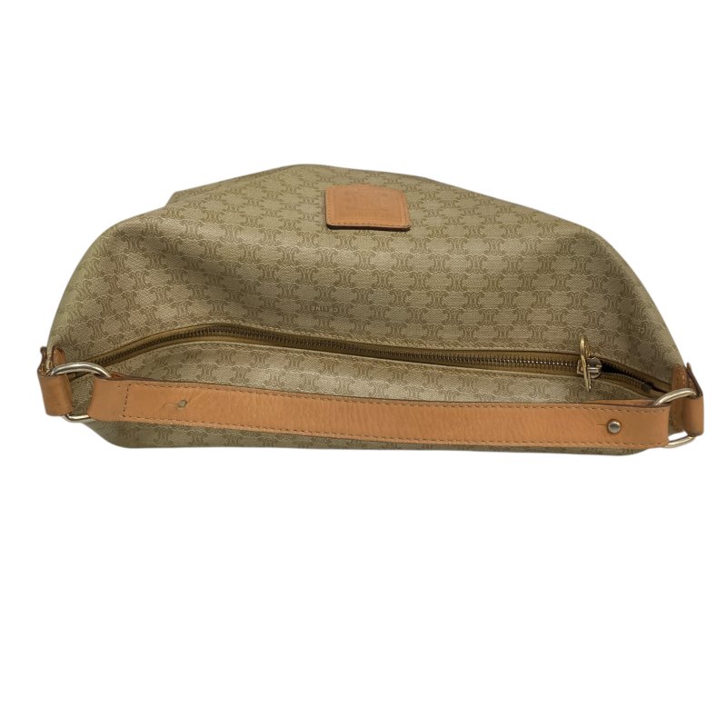 CELINE 賽琳 Macadam Vintage 子母包 Triomphe帆布 手提包 米色老花-6