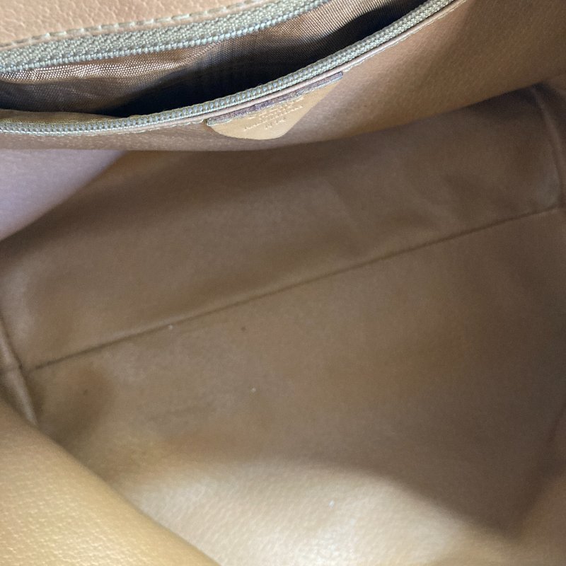 CELINE 賽琳 Macadam Vintage 子母包 Triomphe帆布 手提包 米色老花-7