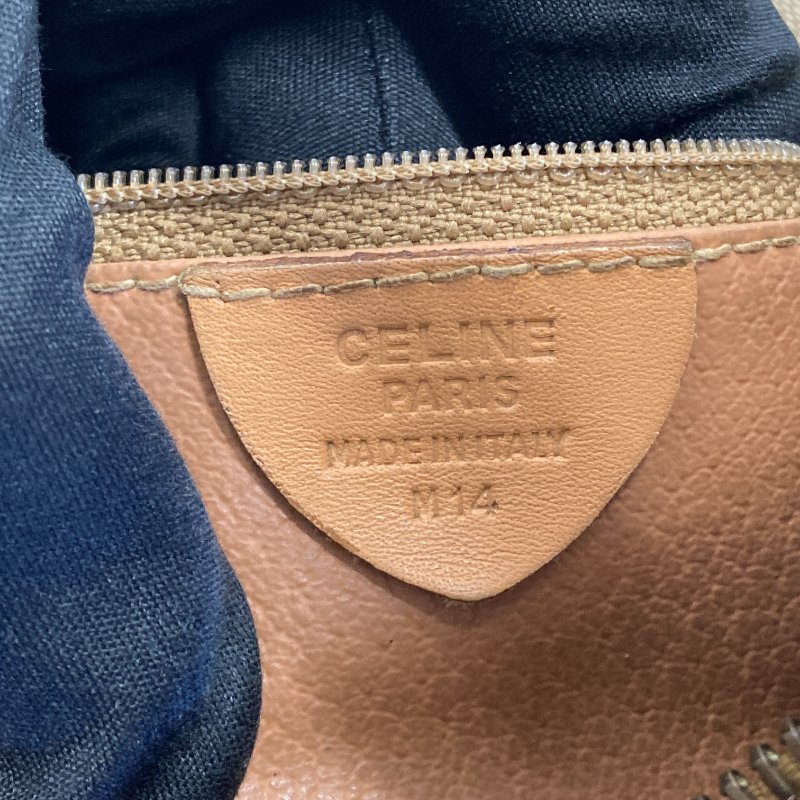 CELINE 賽琳 Macadam Vintage 子母包 Triomphe帆布 手提包 米色老花-9