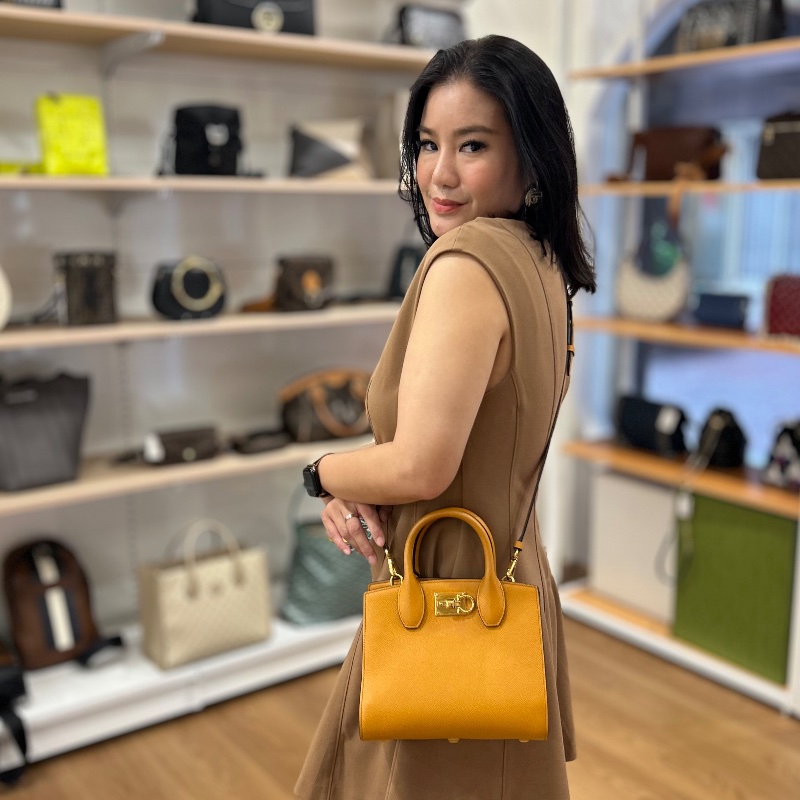 Ferragamo The Studio Box 手提包 2023年-6