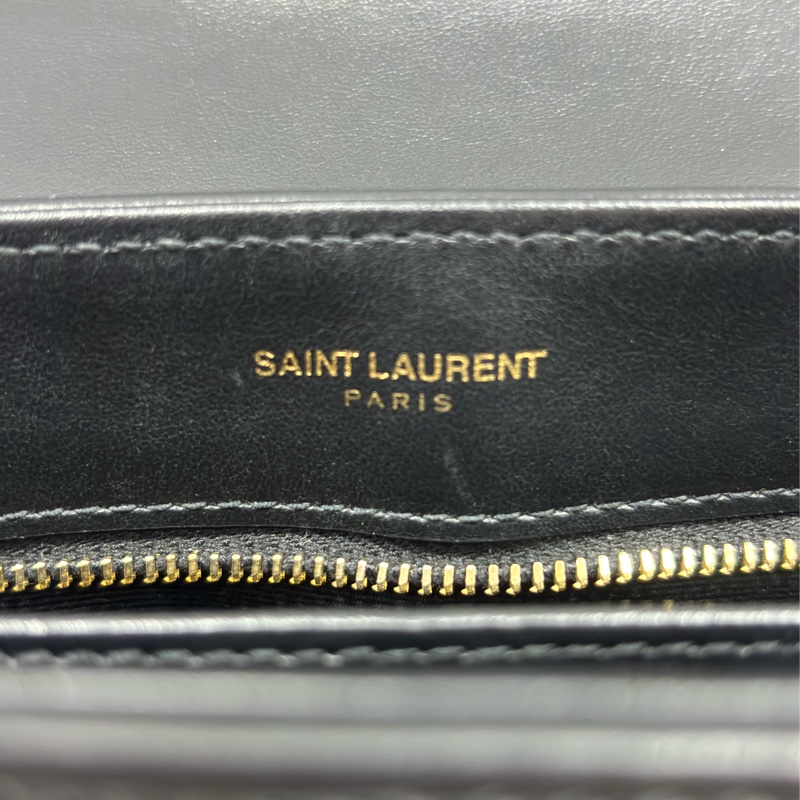 YSL Saint Laurent 678401 Toy Loulou mini 黑色牛皮金字胖胖包方胖包-28