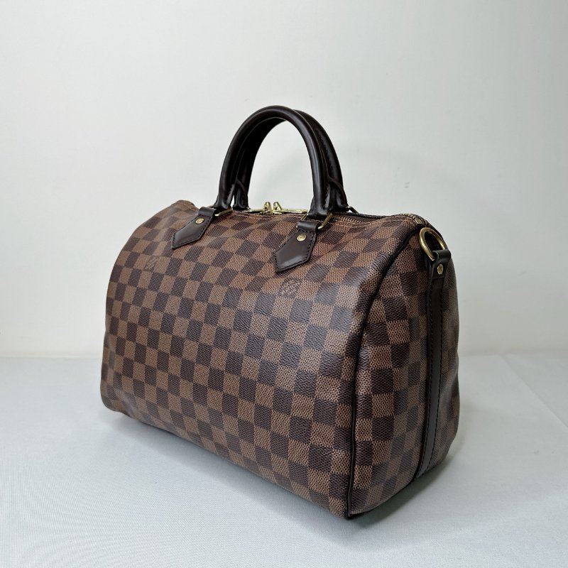 LV Speedy 30棋盤格波士頓包-2