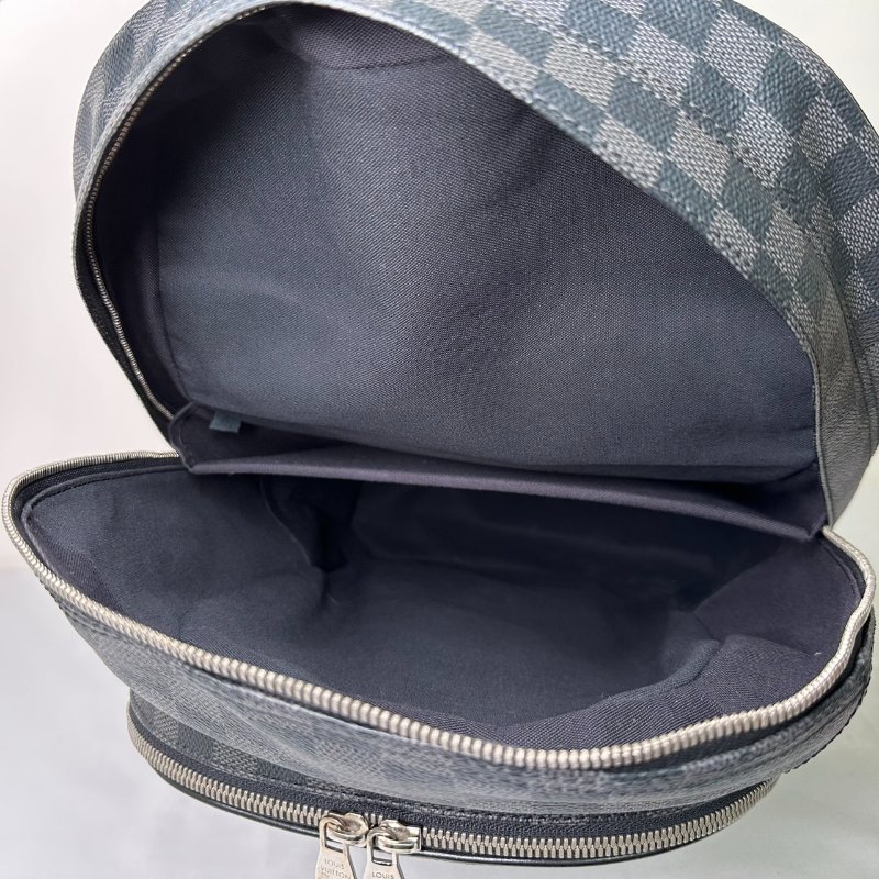 LV MICHAEL Damier黑棋盤雙肩背包-6