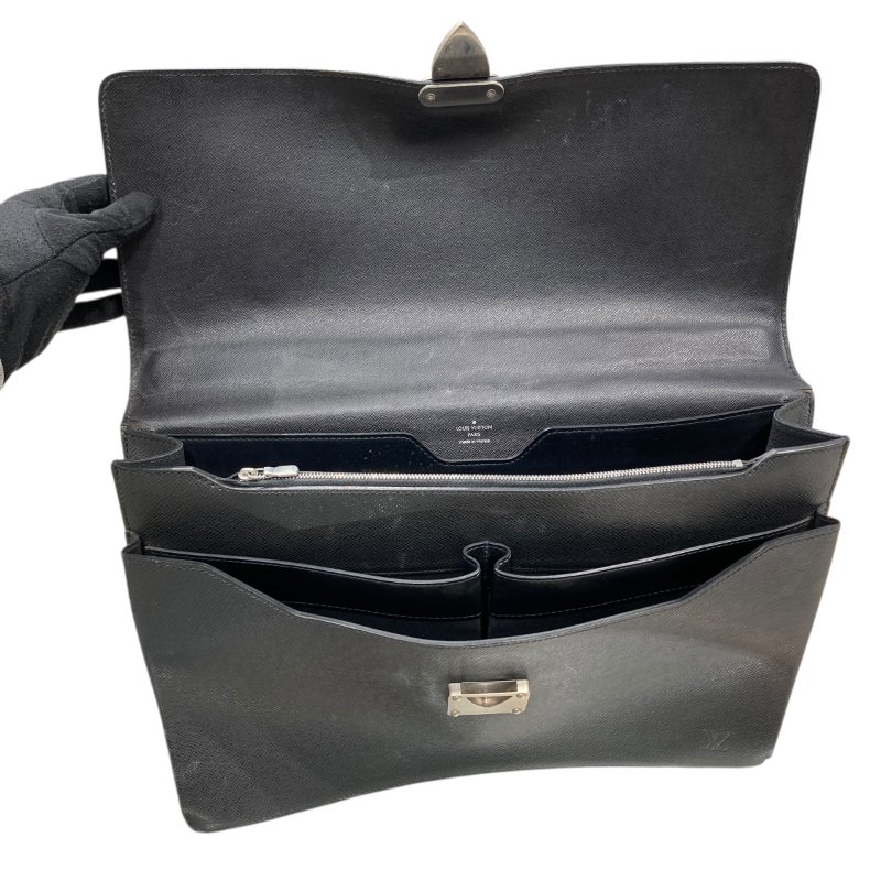 LOUIS VUITTON 公事手提包 黑色-13
