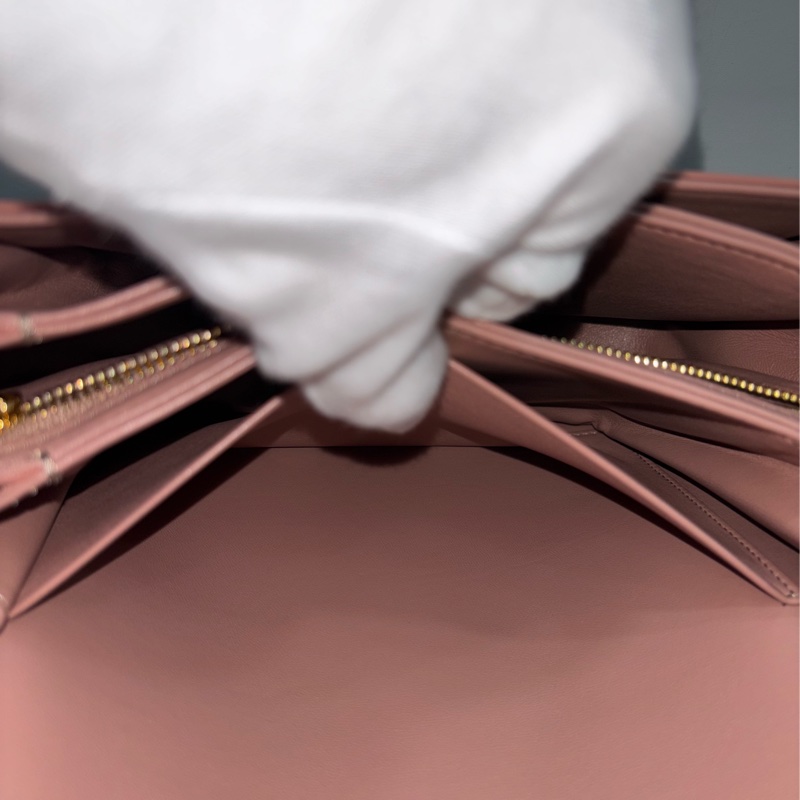 CELINE 187363 TRIOMPHE Box LOGO 乾燥玫瑰色牛皮 金釦凱旋門 肩背包斜背包-38